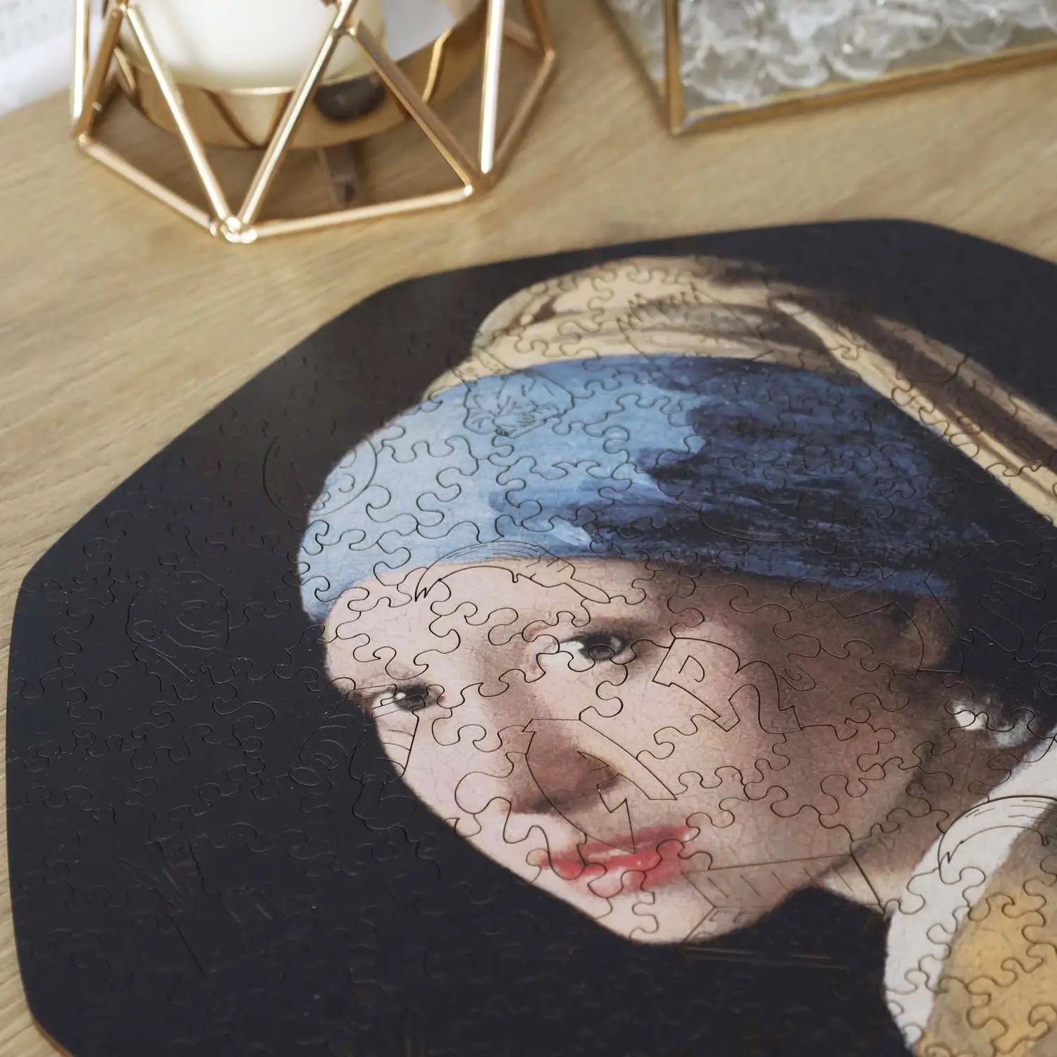 WOODEN JIGSAW PUZZLE GIRL WITH A PEARL EARRING