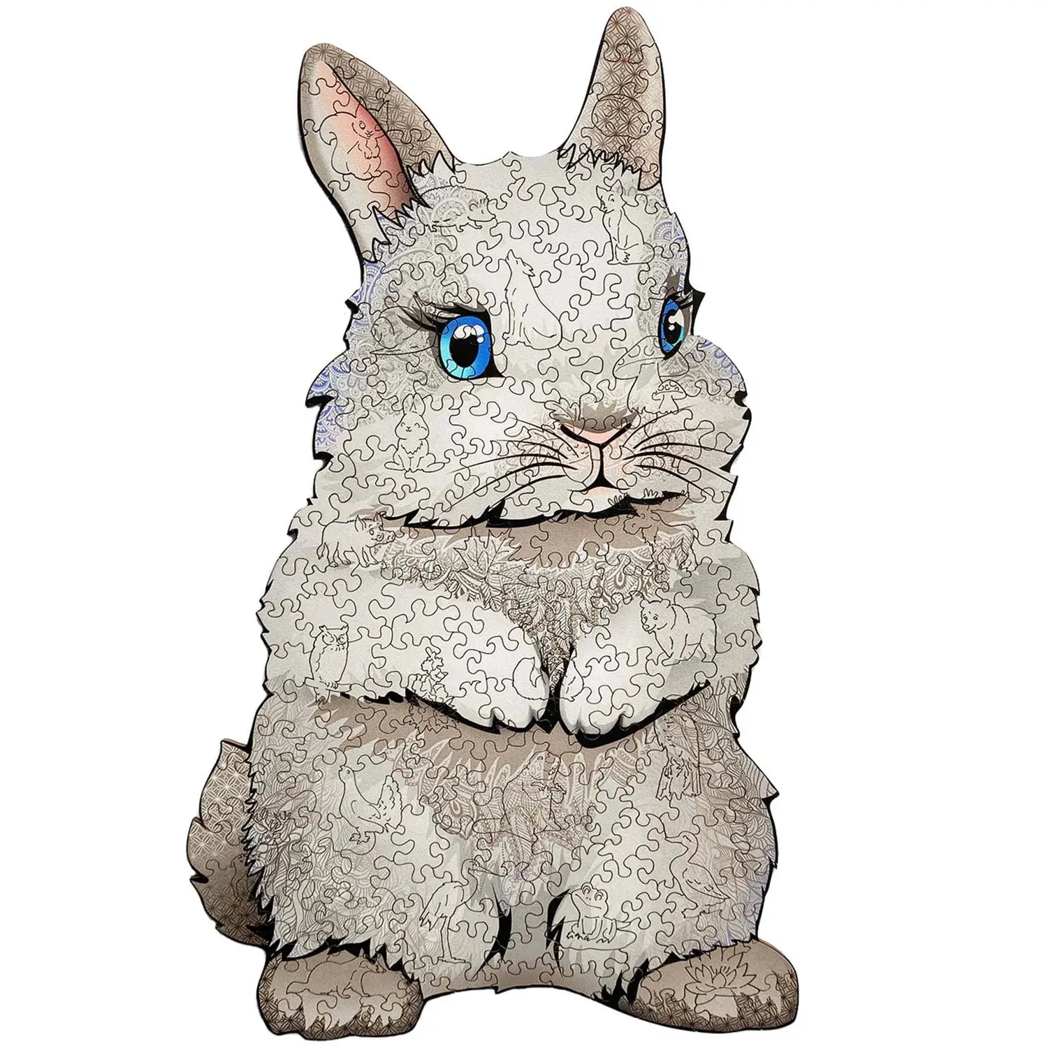 WOODEN JIGSAW PUZZLE BUNNY