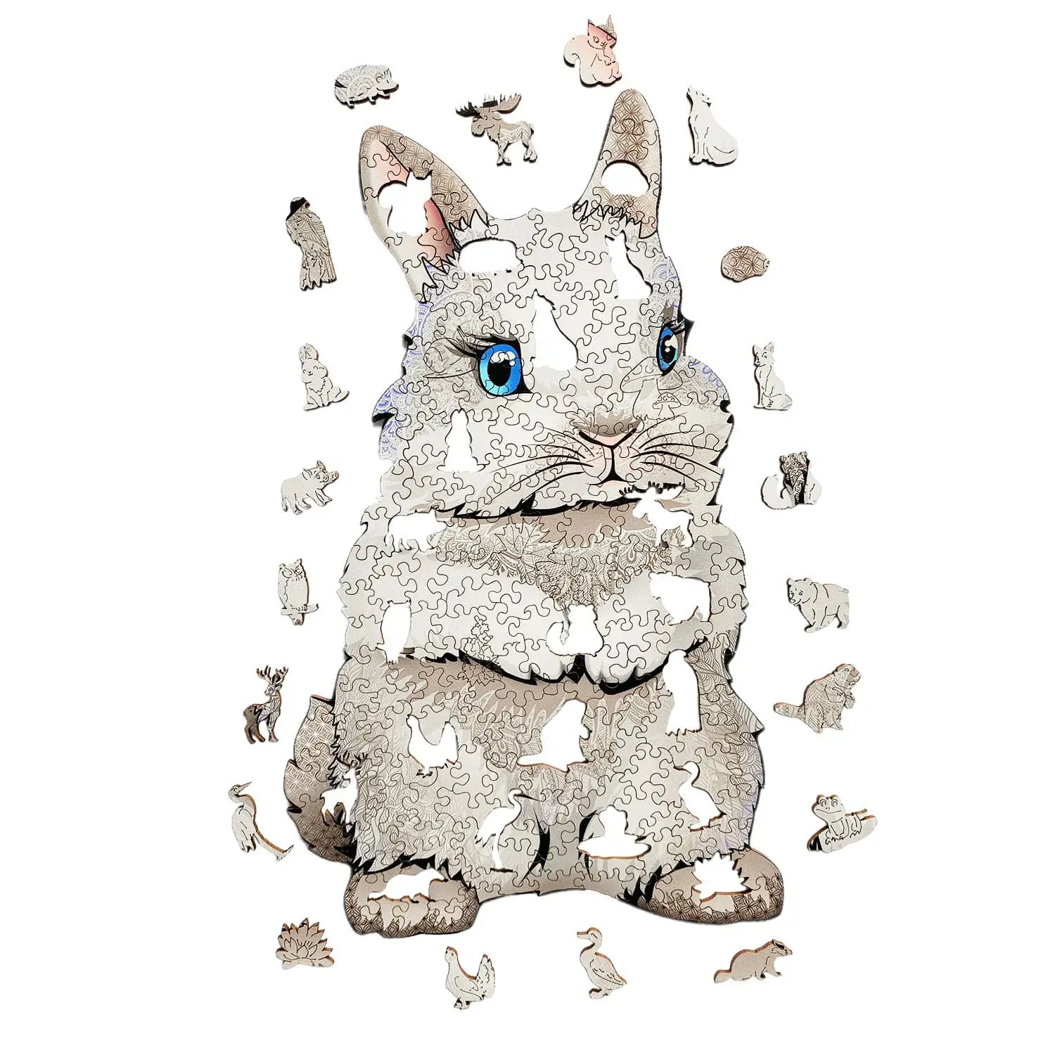 WOODEN JIGSAW PUZZLE BUNNY