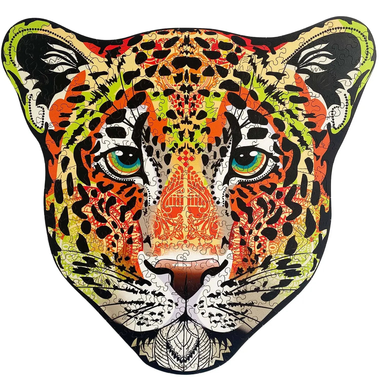 WOODEN JIGSAW PUZZLE LEOPARD