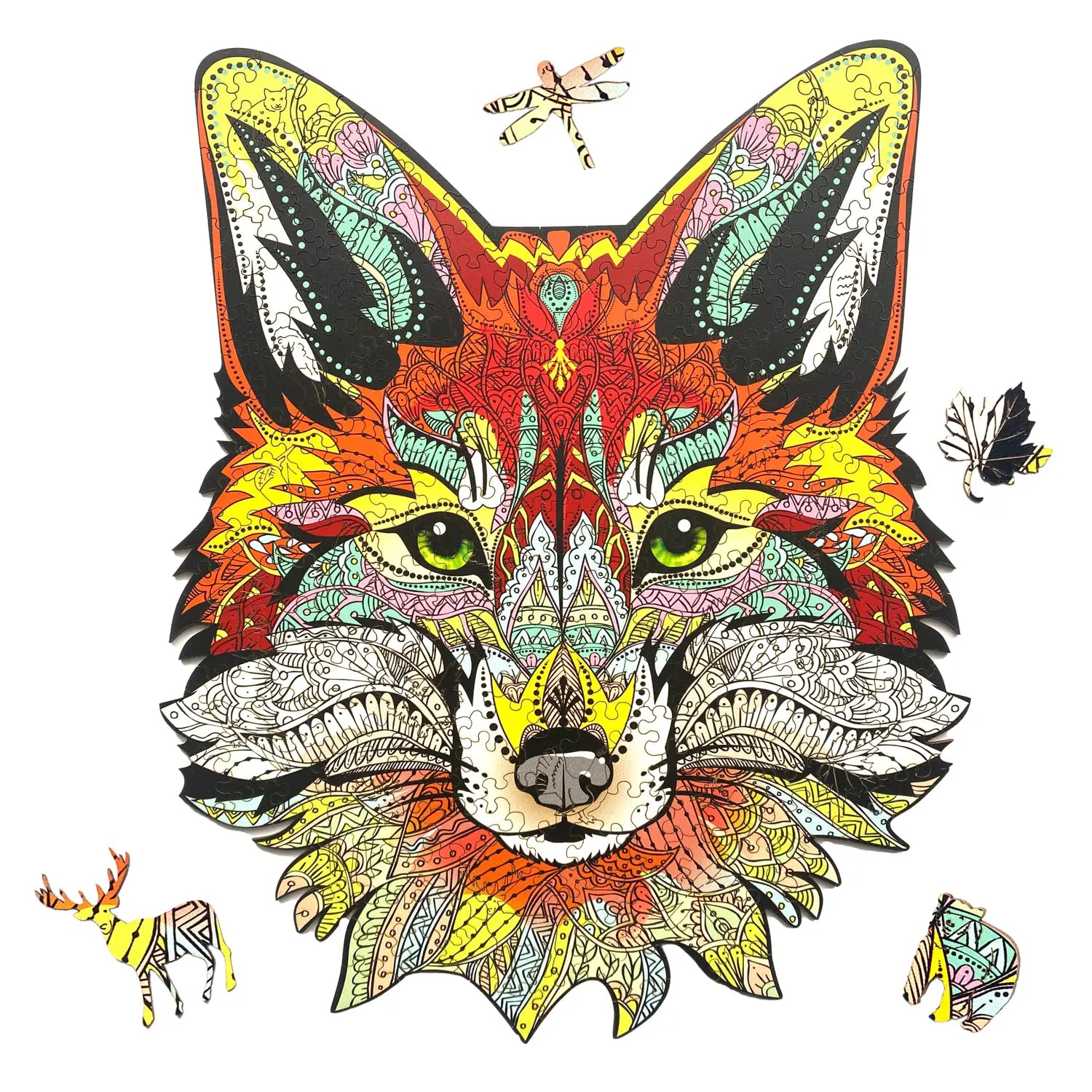 WOODEN JIGSAW PUZZLE FOX