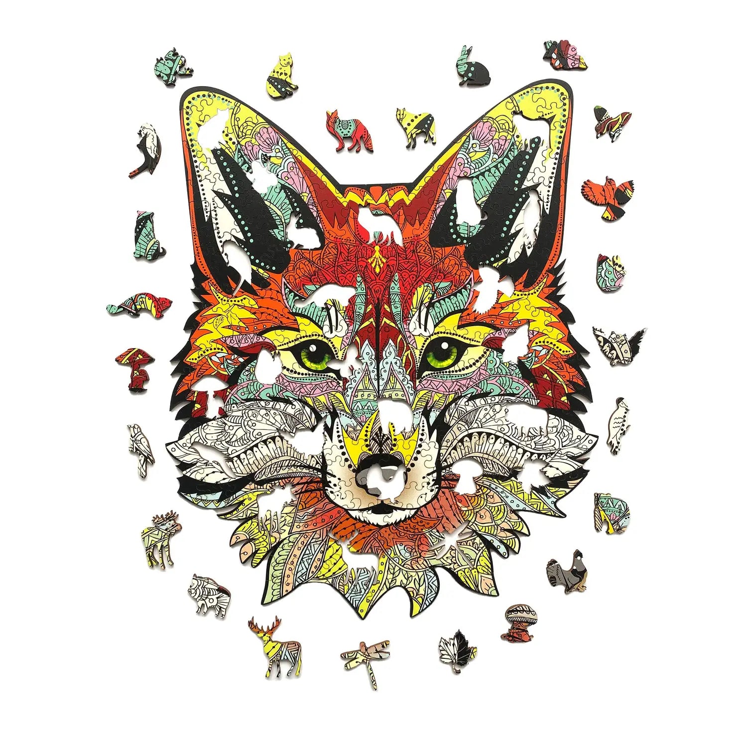 WOODEN JIGSAW PUZZLE FOX