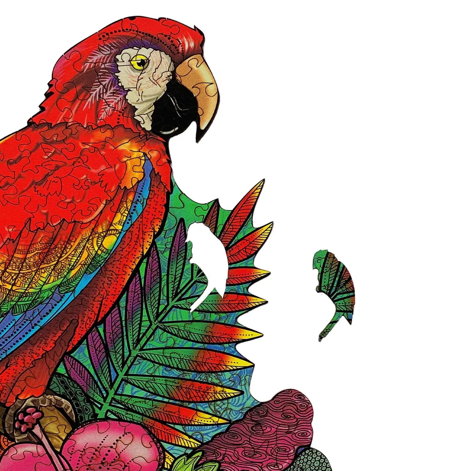 WOODEN JIGSAW PUZZLE PARROT