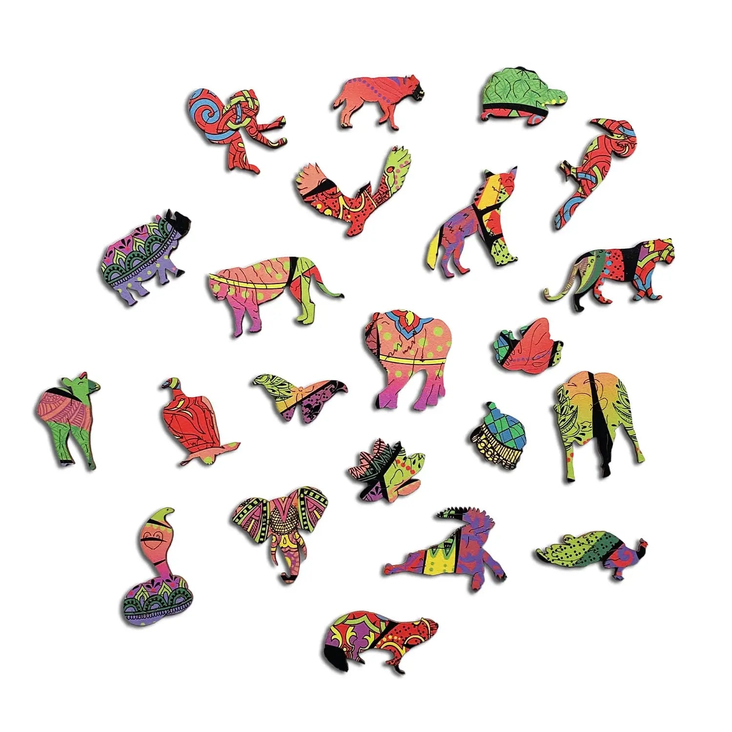 WOODEN JIGSAW PUZZLE ELEPHANT