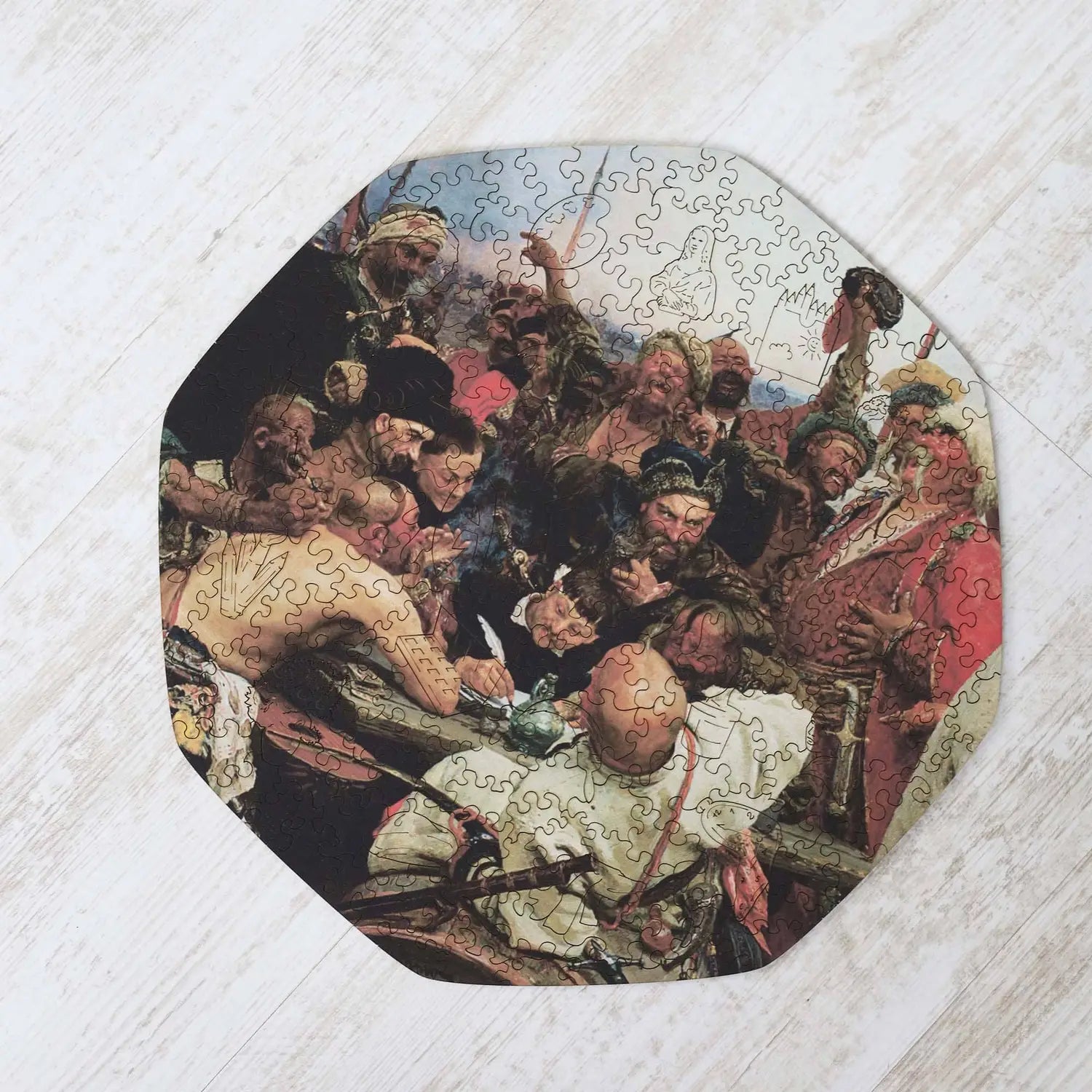 WOODEN JIGSAW PUZZLE COSSACKS