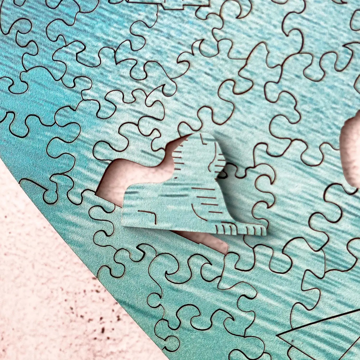 WOODEN JIGSAW PUZZLE TEL AVIV