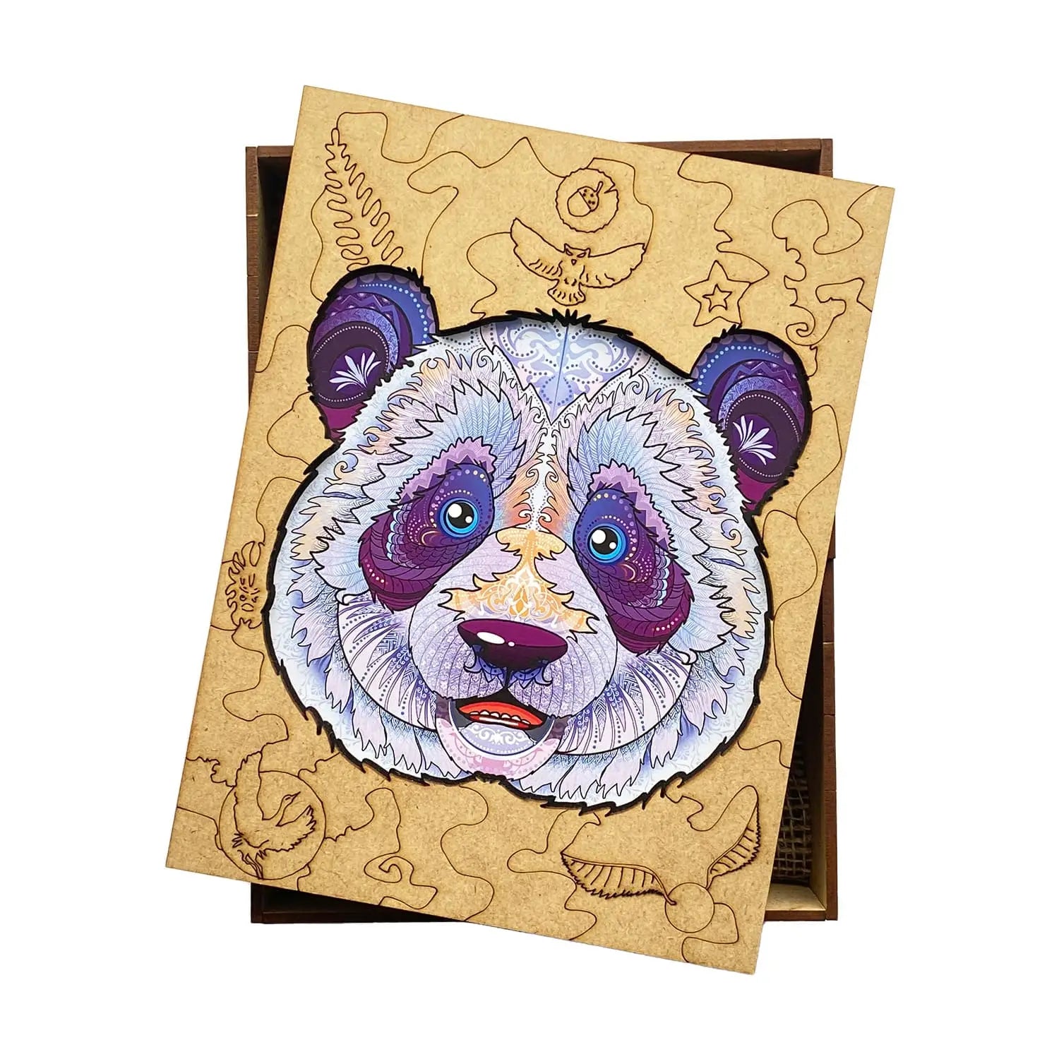 WOODEN JIGSAW PUZZLE AMAZING PANDA