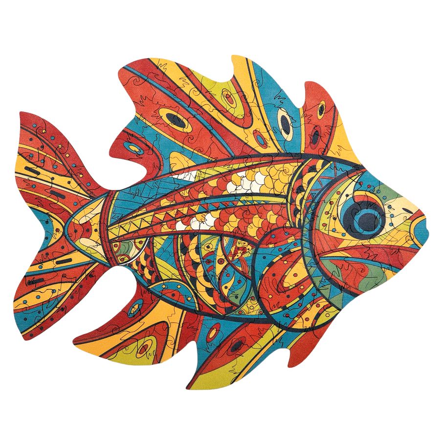 WOODEN JIGSAW PUZZLE GOLDY FISH