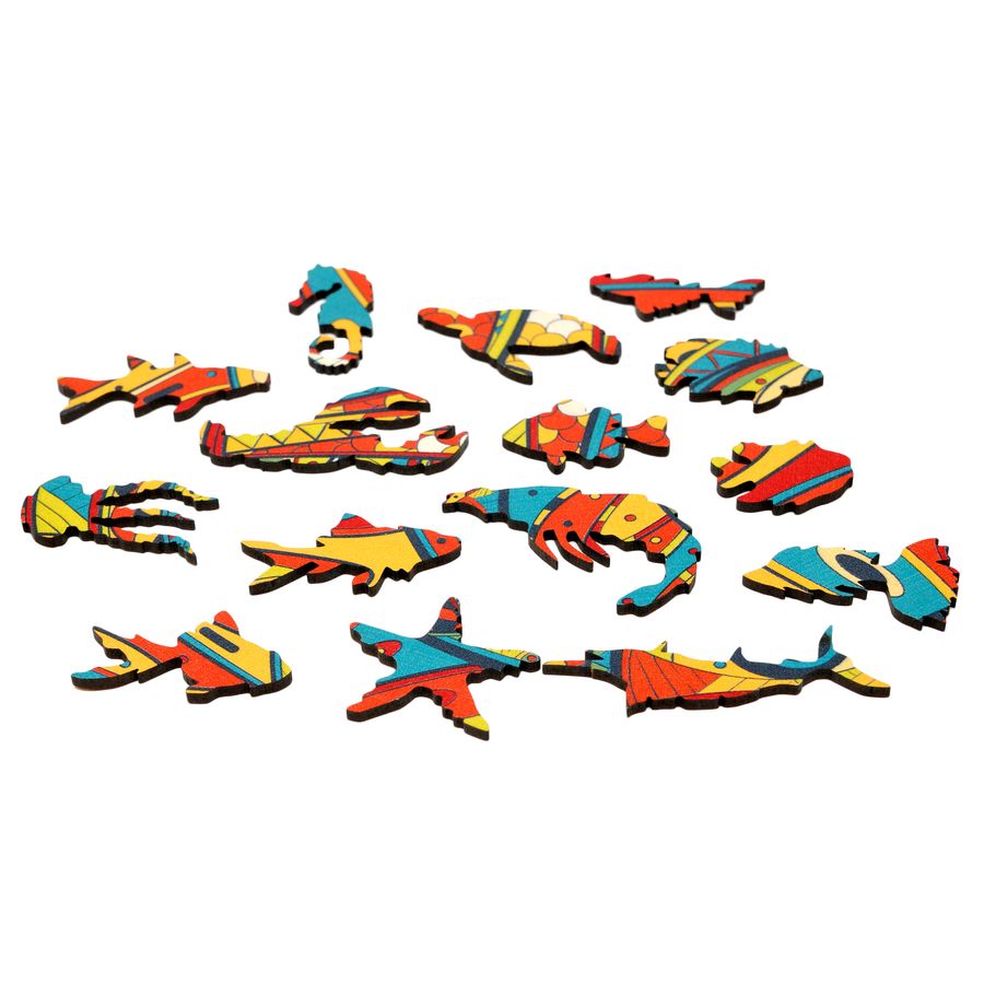 WOODEN JIGSAW PUZZLE GOLDY FISH