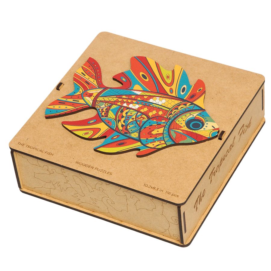 WOODEN JIGSAW PUZZLE GOLDY FISH