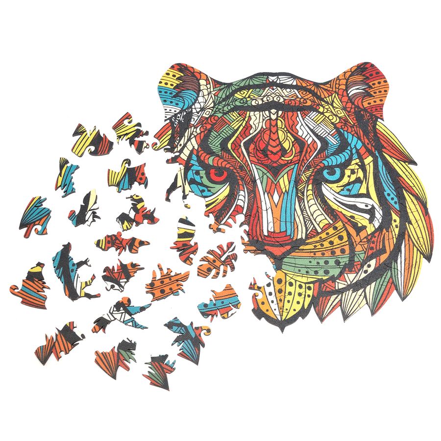 WOODEN JIGSAW PUZZLE GOLDY LION