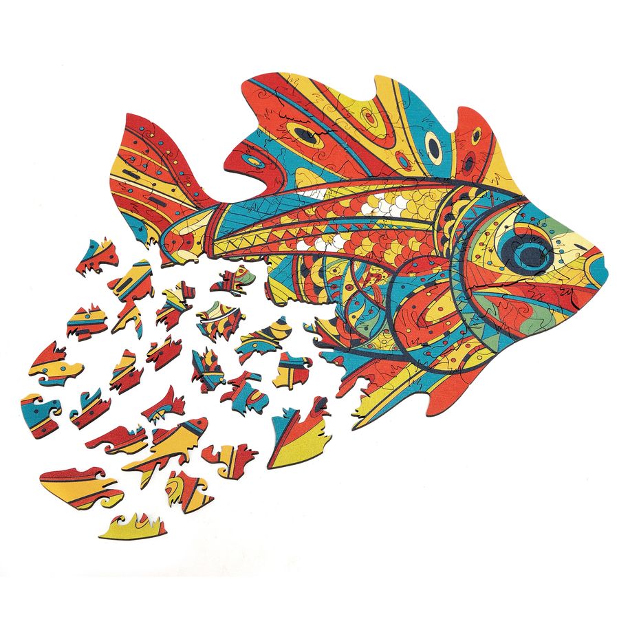 WOODEN JIGSAW PUZZLE GOLDY FISH